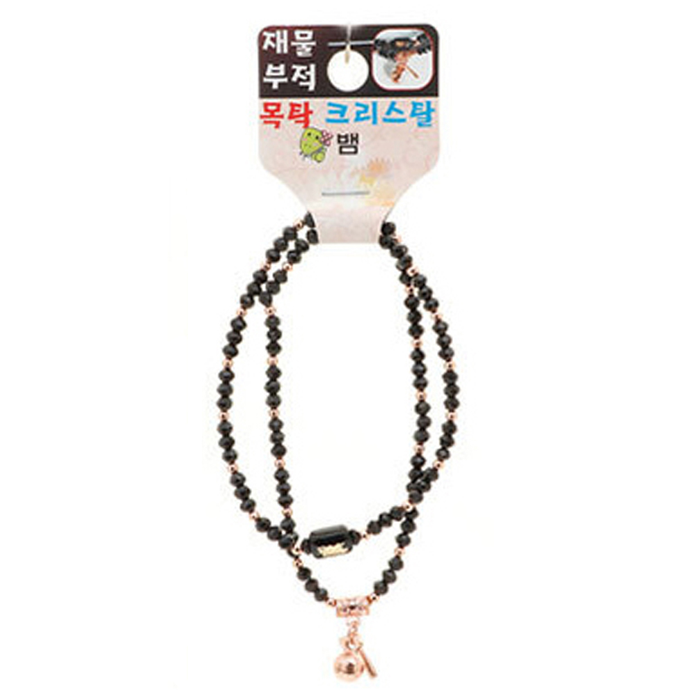 호연 불교 기원 팔찌 크리스탈 목탁 재물부적 띠 합장주 염주 (뱀)