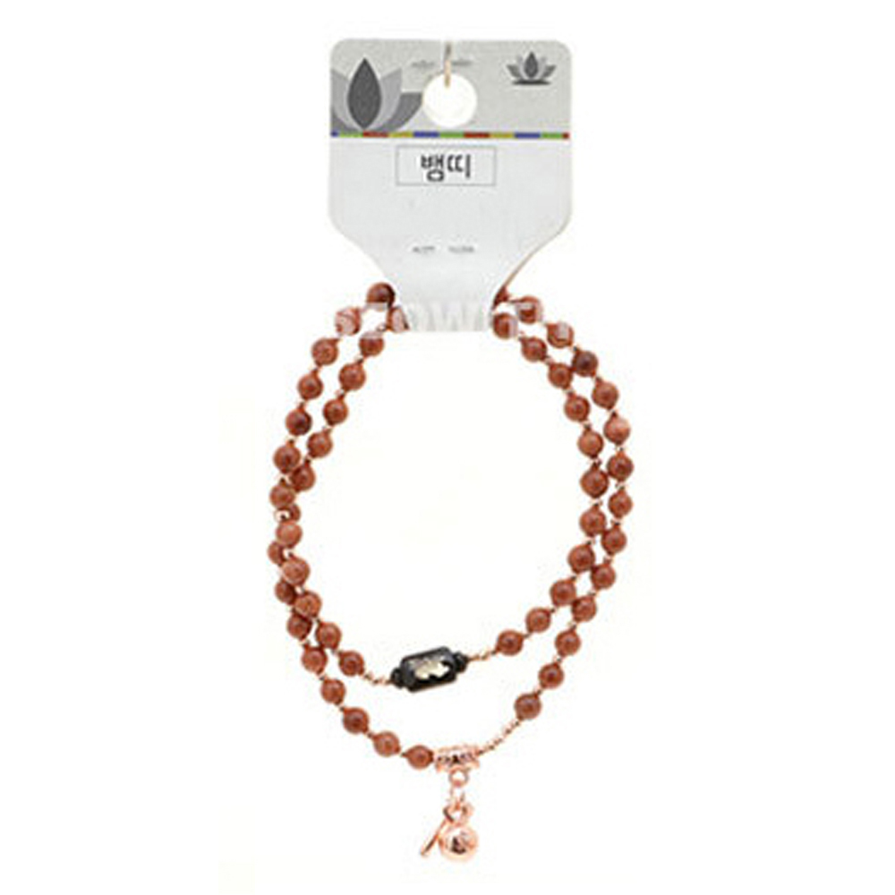 호연 불교 기원 팔찌 사금석 목탁 부귀영화 띠 합장주 염주 (뱀)