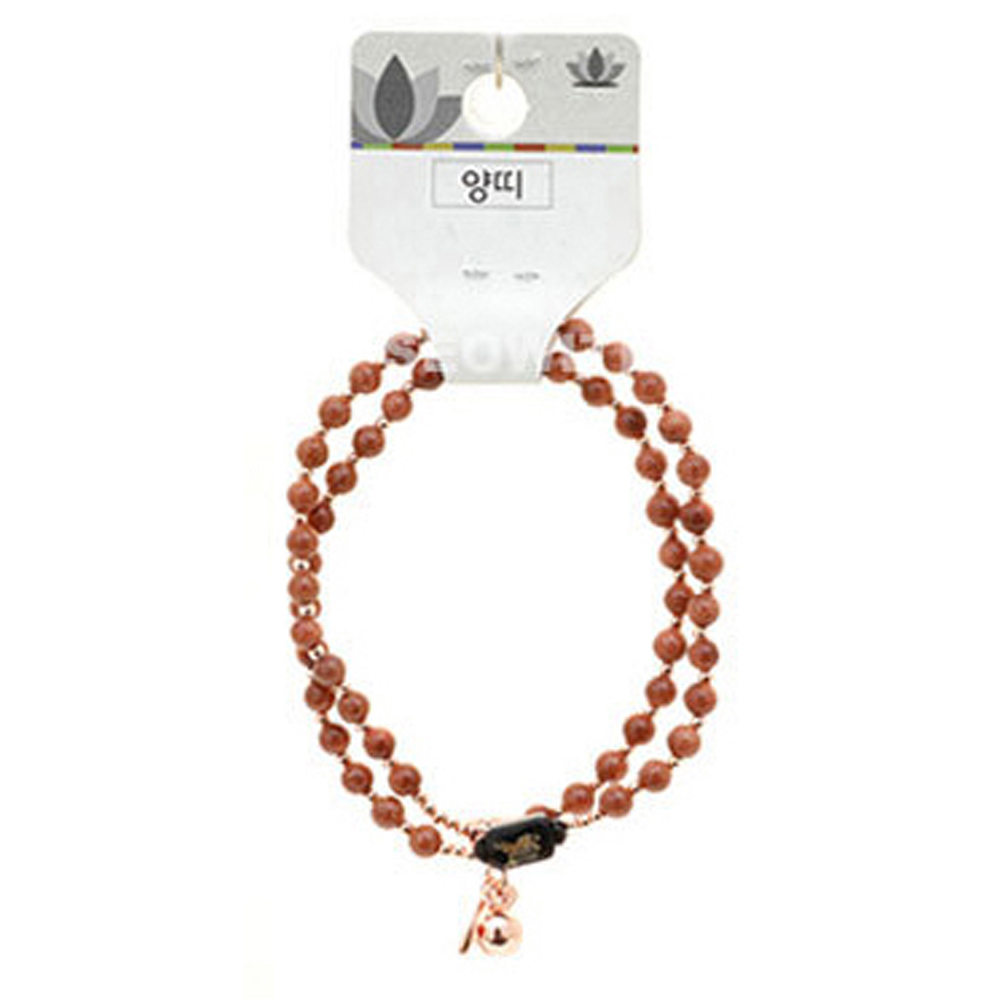 호연 불교 기원 팔찌 사금석 목탁 부귀영화 띠 합장주 염주 (양)