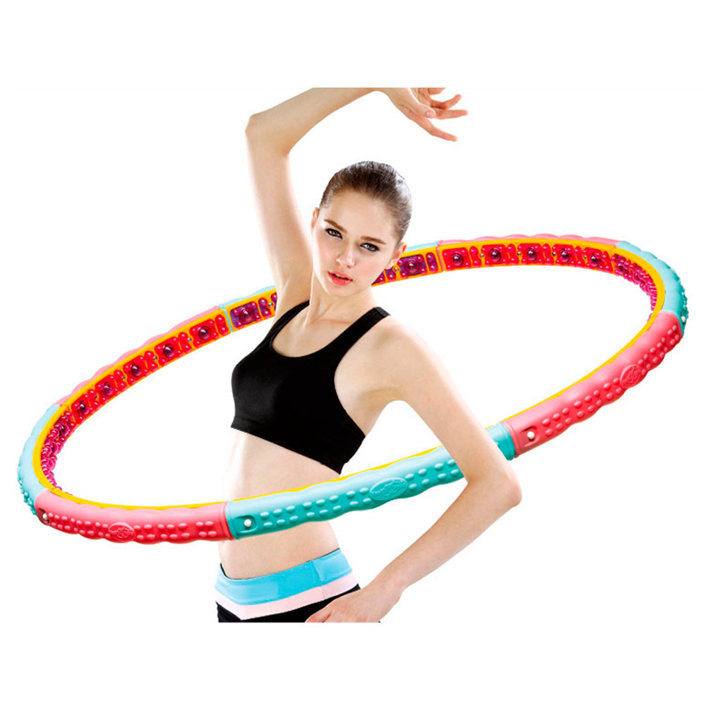 헬스원 훌라후프 헬스후프 2.1kg 지압훌라후프 전신운동기구 후프 복근운동기구