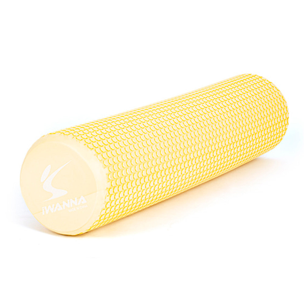 아이워너 폼롤러 eva폼롤러 60cm (마일드 버터) 스트레칭폼롤러 필라테스폼롤러