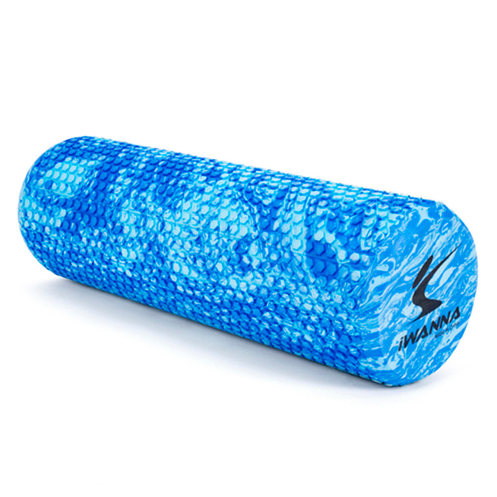 아이워너 폼롤러 마블 폼롤러 45cm (블루) 스트레칭폼롤러 필라테스폼롤러