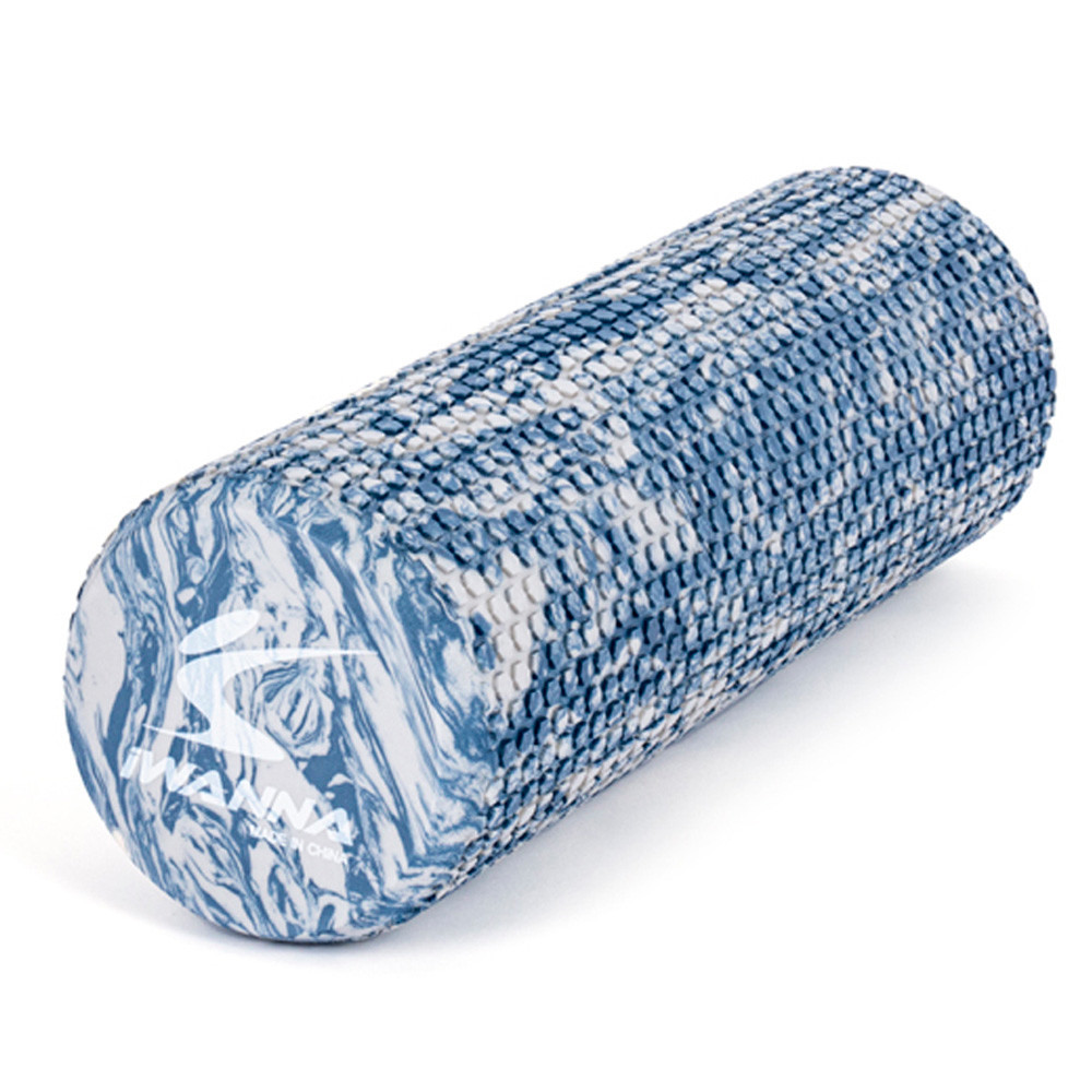 아이워너 폼롤러 마블 폼롤러 45cm (문라이트블루) 스트레칭폼롤러 필라테스폼롤러
