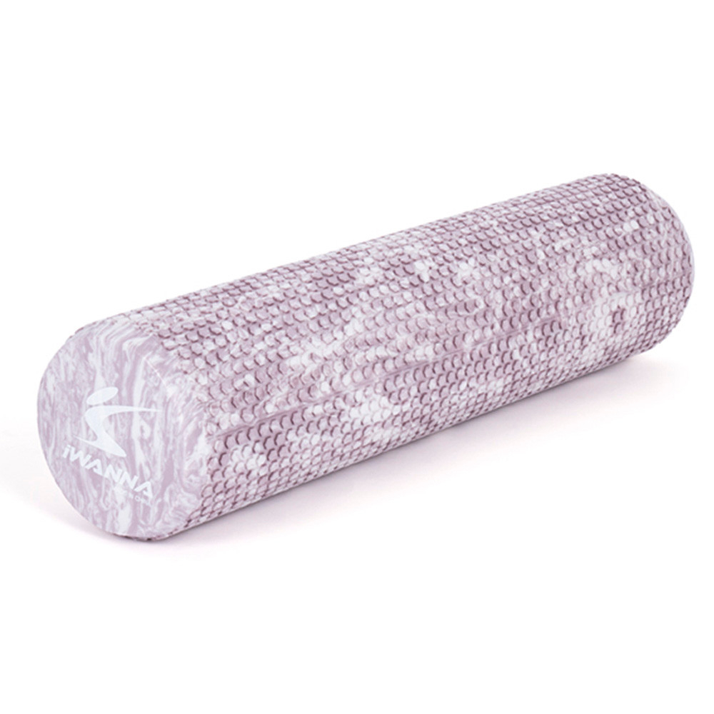 아이워너 폼롤러 마블 폼롤러 60cm (아이스 바이올렛) 스트레칭폼롤러 필라테스폼롤러