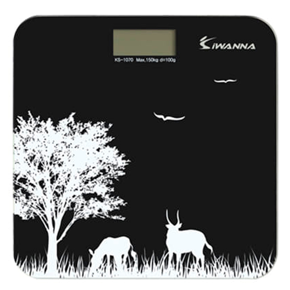 아이워너 체중계 전자체중계 KS-1070 (블랙) 디지털체중계 정확한체중계 가정용체중계