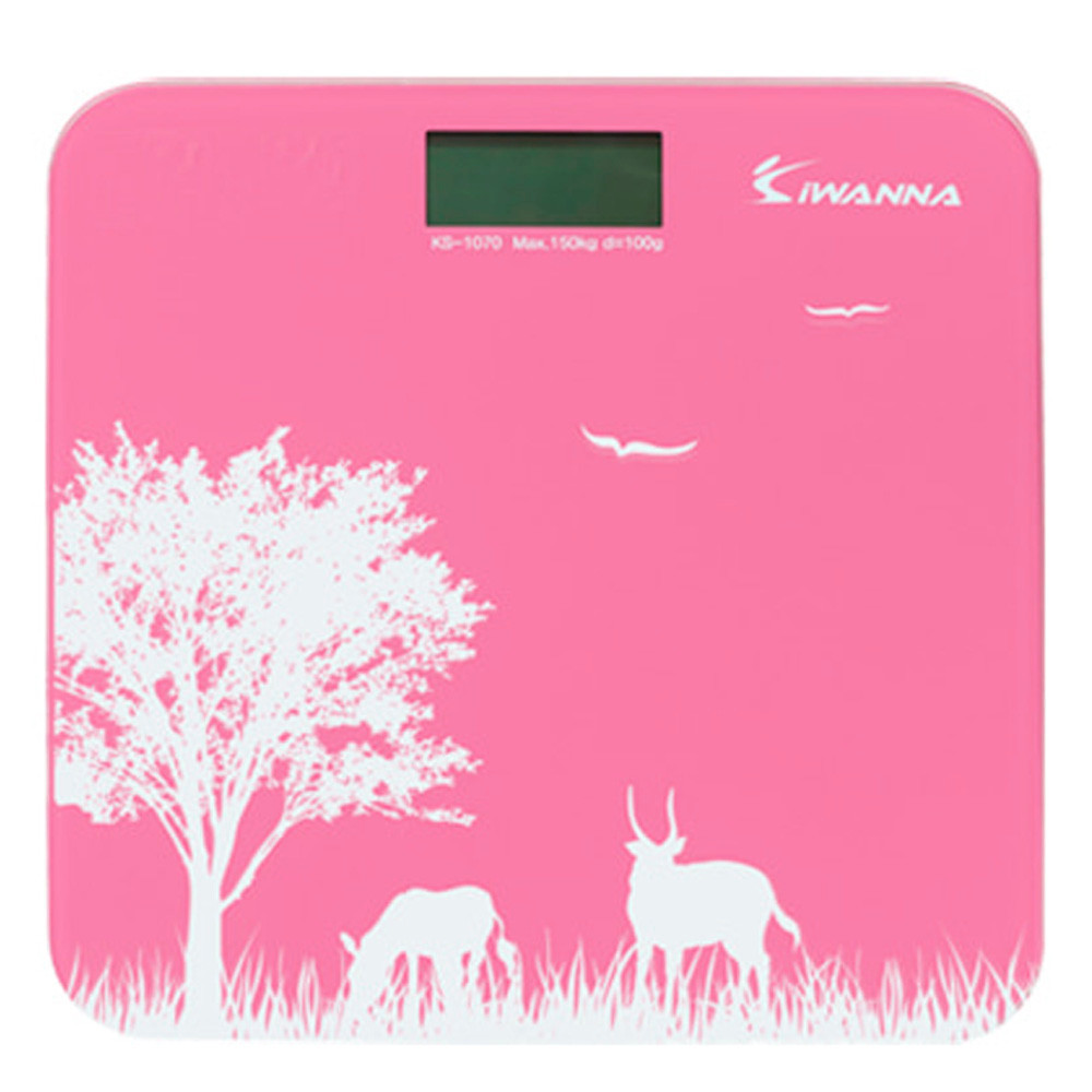 아이워너 체중계 전자체중계 KS-1070 (핑크) 디지털체중계 정확한체중계 가정용체중계