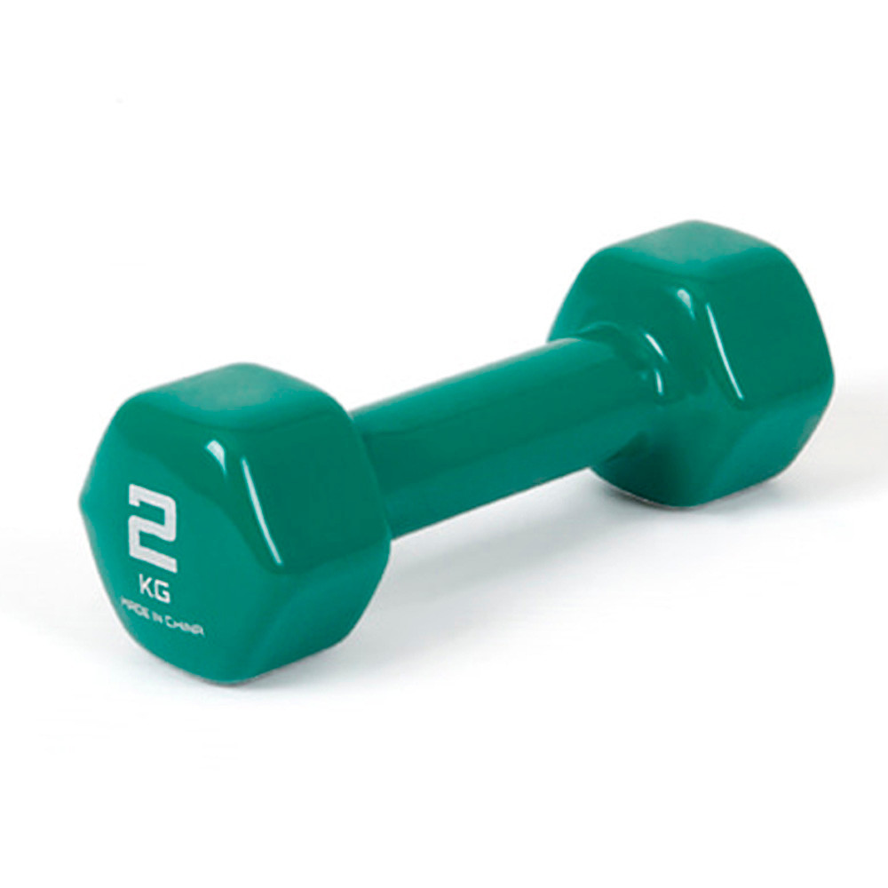 아이워너 아령 PVC 컬러아령 2.0kg (단품1개) (그린) 헬스용품 홈트 홈트레이닝