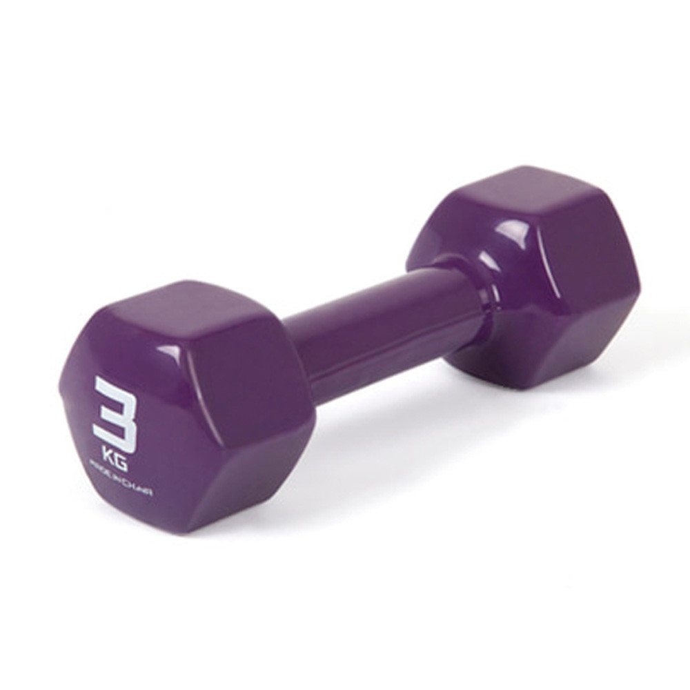 아이워너 아령 PVC 컬러아령 3.0kg (단품1개) (퍼플) 헬스용품 홈트 홈트레이닝
