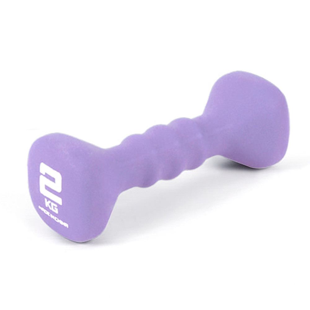 아이워너 아령 네오프렌 사각아령 2kg (단품1개) (라벤더) 헬스용품 홈트 홈트레이닝