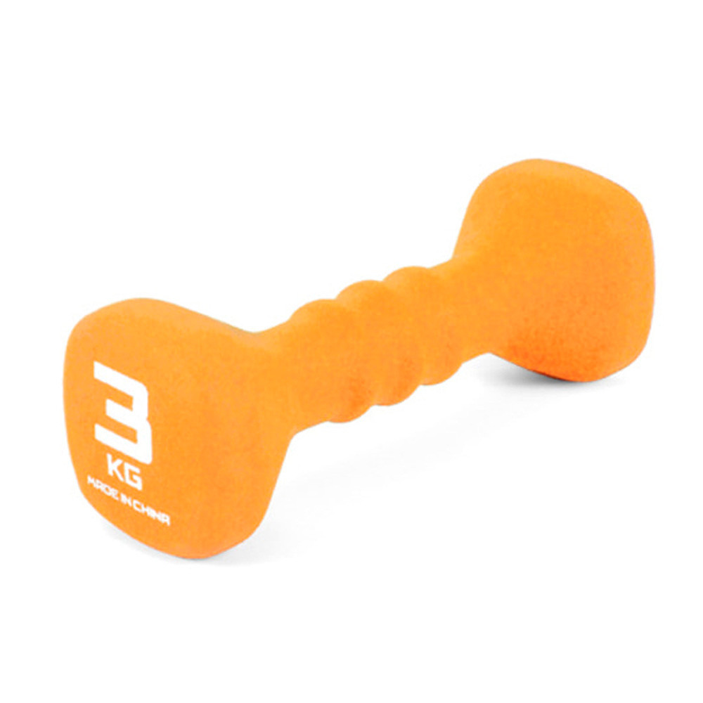 아이워너 아령 네오프렌 사각아령 3kg (단품1개) (오렌지) 헬스용품 홈트 홈트레이닝