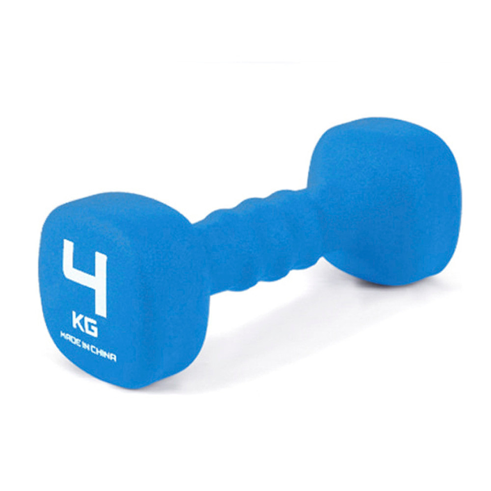 아이워너 아령 네오프렌 사각아령 4kg (단품1개) (스카이블루) 헬스용품 홈트 홈트레이닝