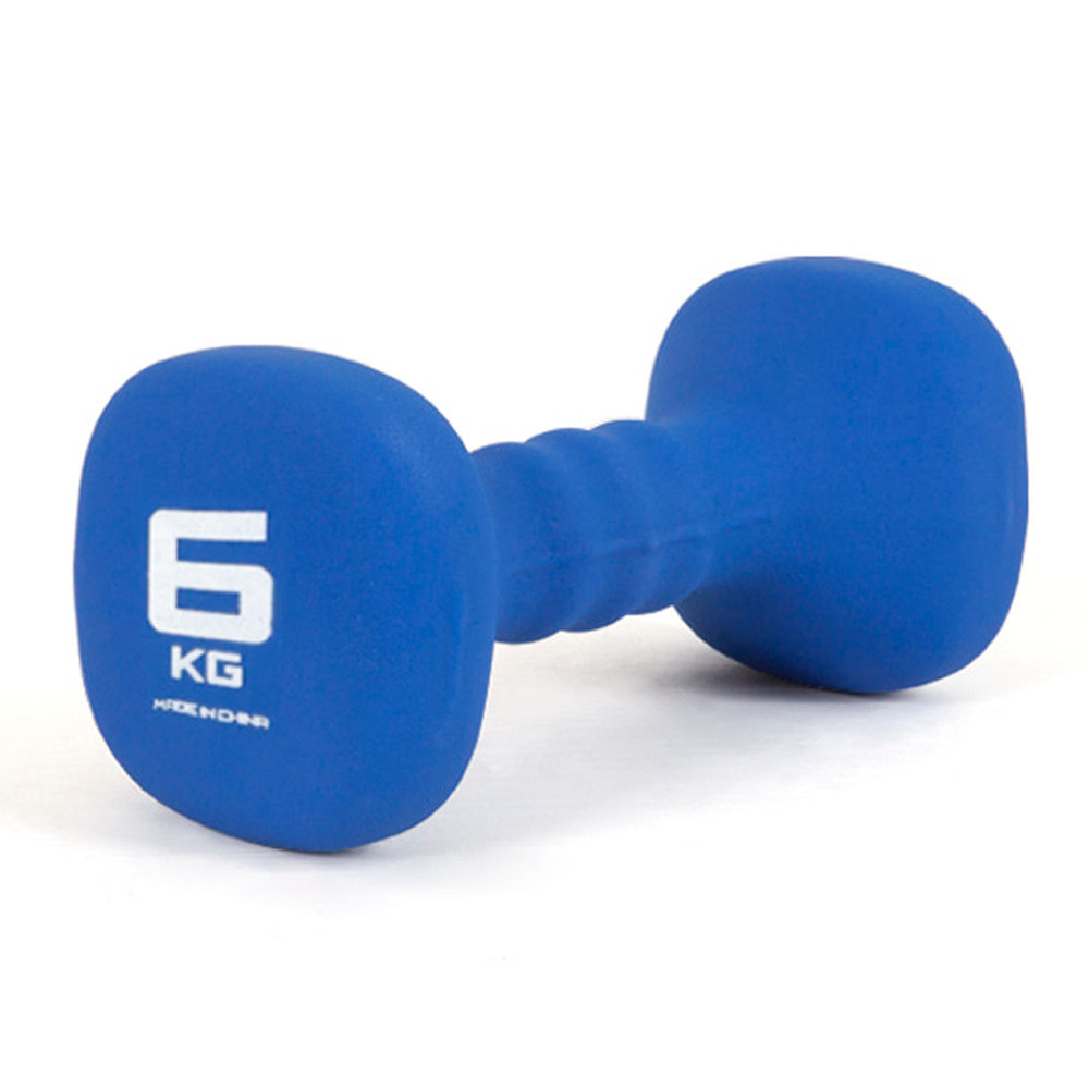 아이워너 아령 네오프렌 사각아령 6kg (단품1개) (블루) 헬스용품 홈트 홈트레이닝