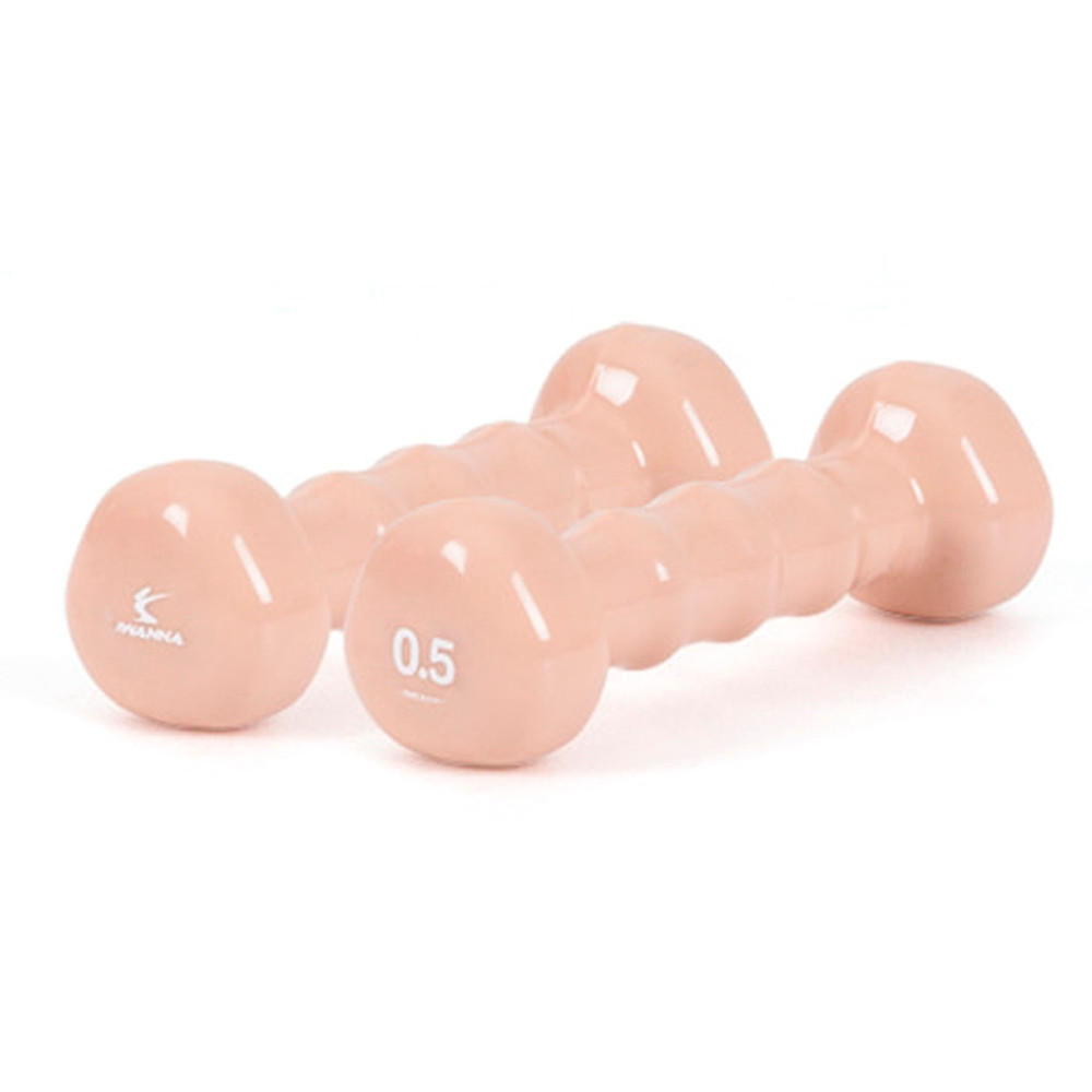 아이워너 아령 PVC 삼각아령 0.5kg (단품1개) (코랄핑크) 헬스용품 홈트 홈트레이닝