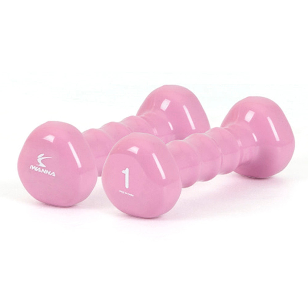 아이워너 아령 PVC 삼각아령 1kg (단품1개) (스위트라일락) 헬스용품 홈트 홈트레이닝