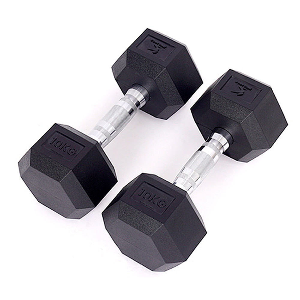 아이워너 덤벨 PEV 육각 아령 10kg x 2개 세트 헬스용품 홈트 홈트레이닝