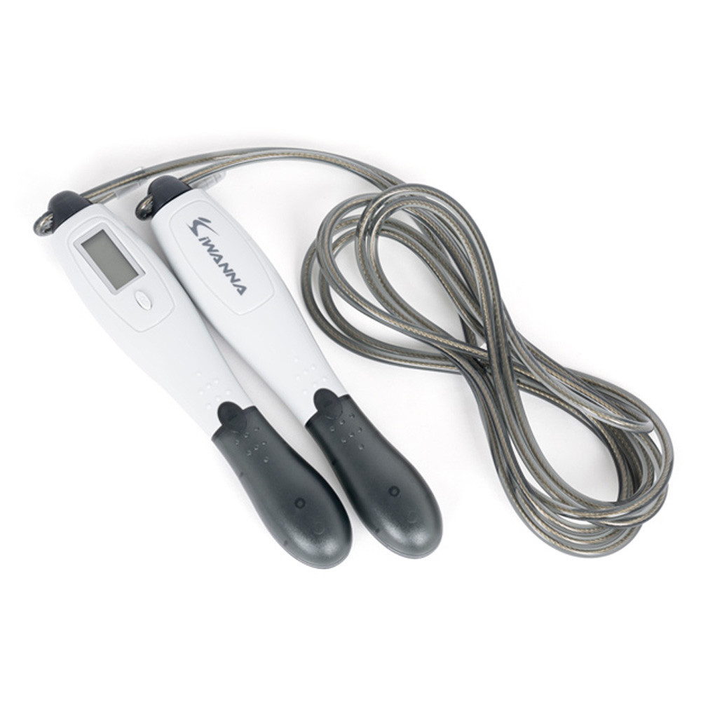 아이워너 줄넘기 다이어트 단순 디지털줄넘기 (그레이) 줄넘기운동 체육줄넘기 헬스줄넘기