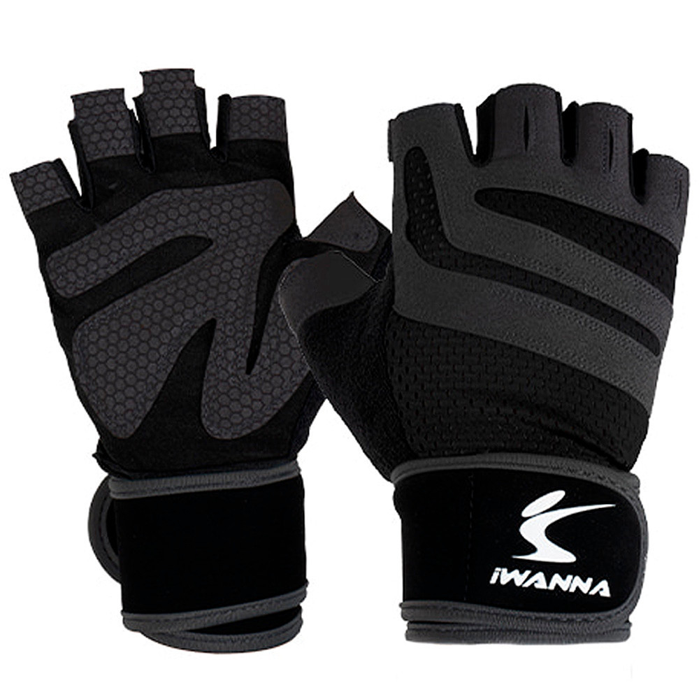 아이워너 헬스장갑 2중 트레이닝장갑 (블랙) (택1) 운동장갑 턱걸이장갑 헬스용장갑