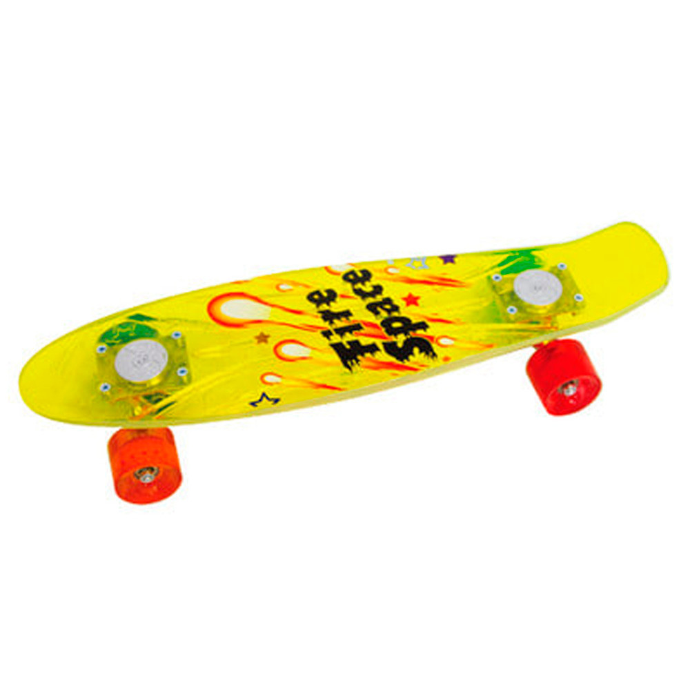 아이워너 스케이트보드 파이어스페이스 (옐로우) 스케이트 보드 롤러보드