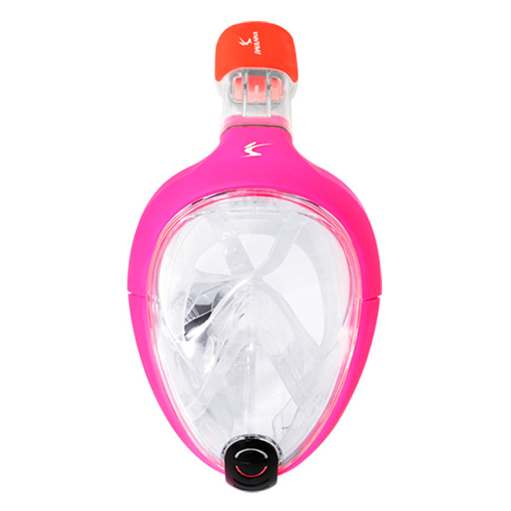 아이워너 스노쿨링마스크 풀페이스 스노클링 세트 (S.M) (핑크) 스노클마스크 물안경 수경