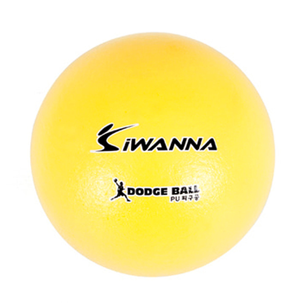 아이워너 피구 PU피구공 3호 18cm (옐로우) 피구공 스포츠공 스포츠볼
