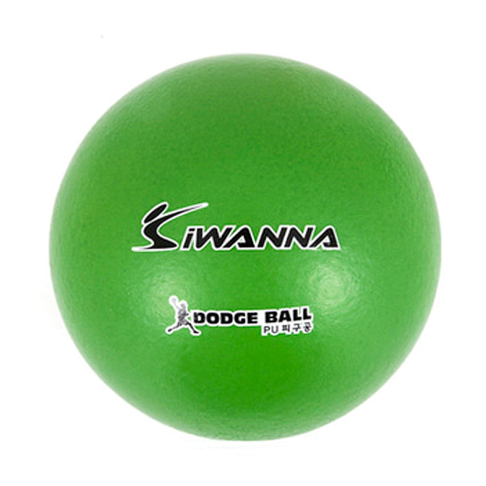 아이워너 피구 PU피구공 3호 18cm (그린) 피구공 스포츠공 스포츠볼