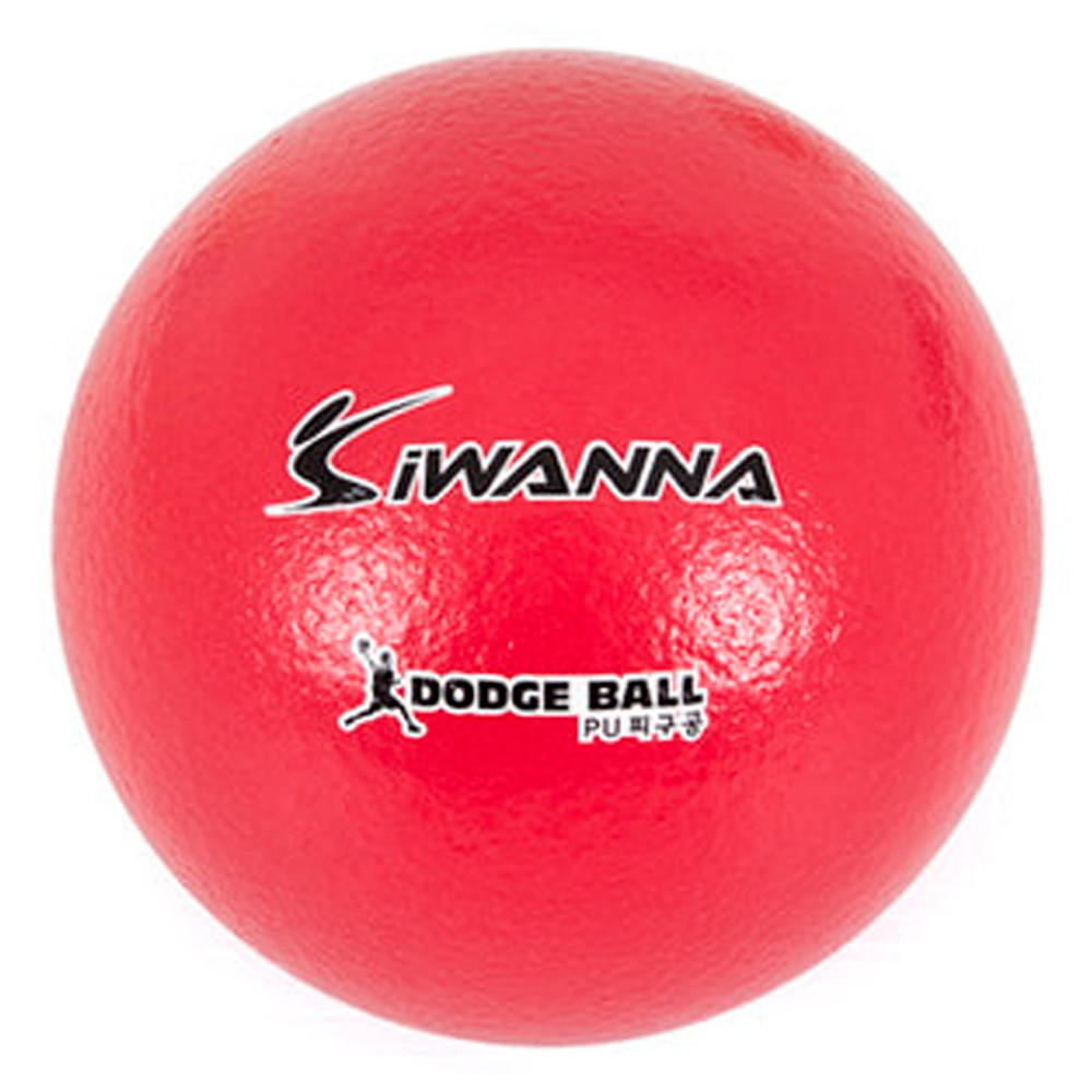 아이워너 피구 PU피구공 4호 21cm (레드) 피구공 스포츠공 스포츠볼