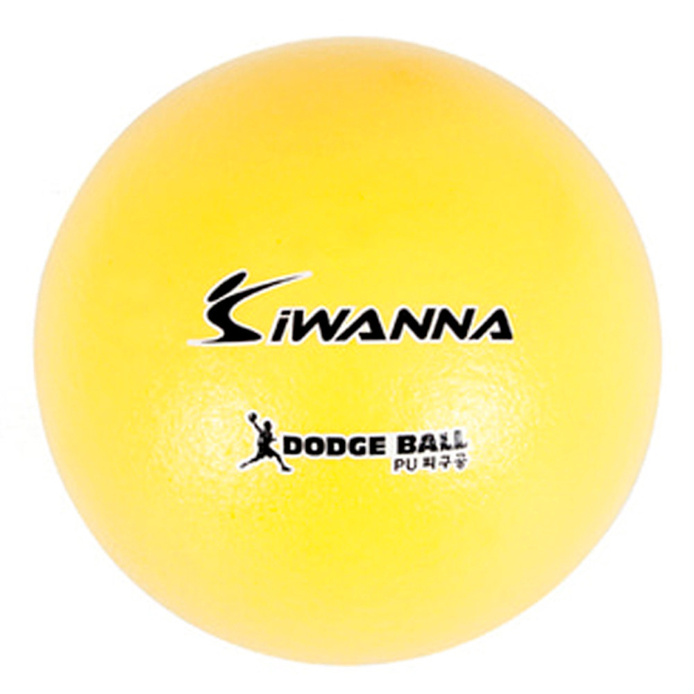 아이워너 피구 PU피구공 4호 21cm (옐로우) 피구공 스포츠공 스포츠볼