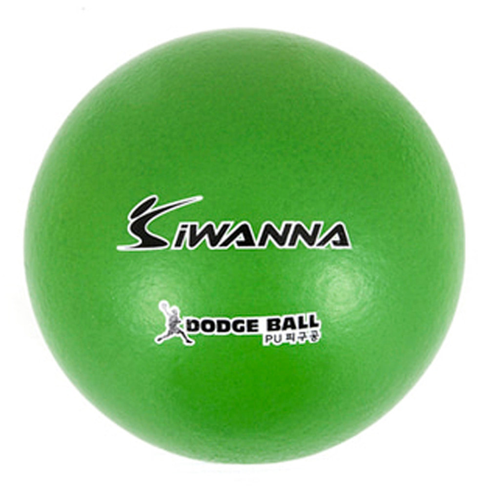 아이워너 피구 PU피구공 4호 21cm (그린) 피구공 스포츠공 스포츠볼