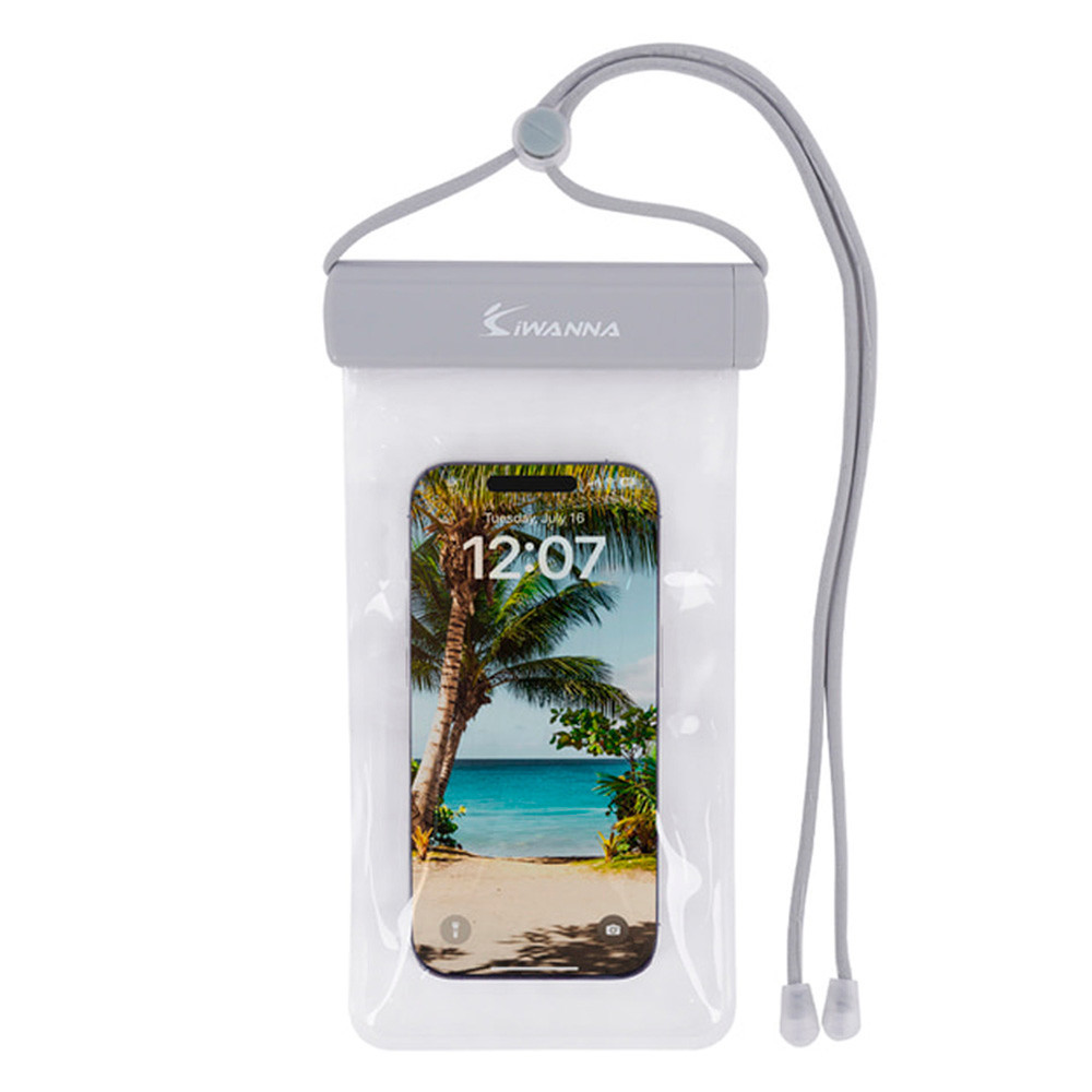 아이워너 방수팩 심플 TPU (IPX8) (그레이) 방수케이스 핸드폰방수케이스 스마트폰방수팩