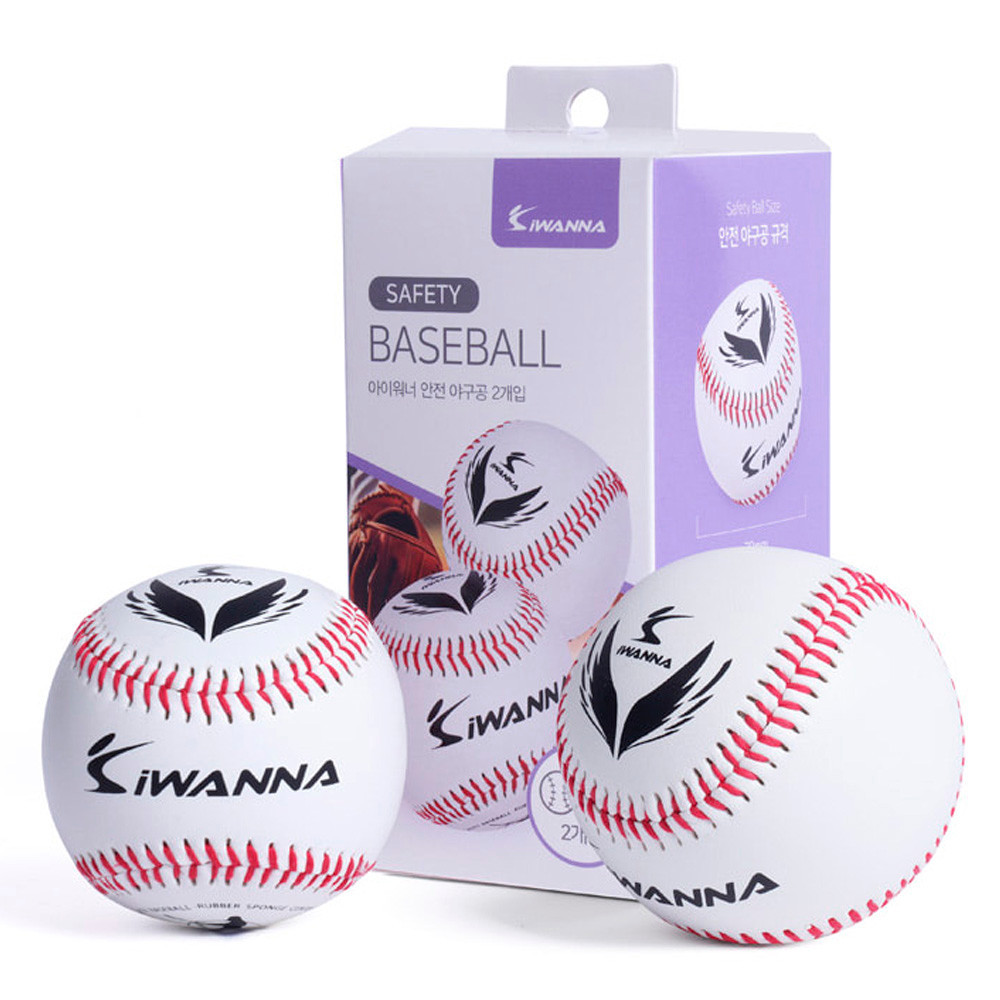 아이워너 야구공 안전야구공 (2개입) 야구볼