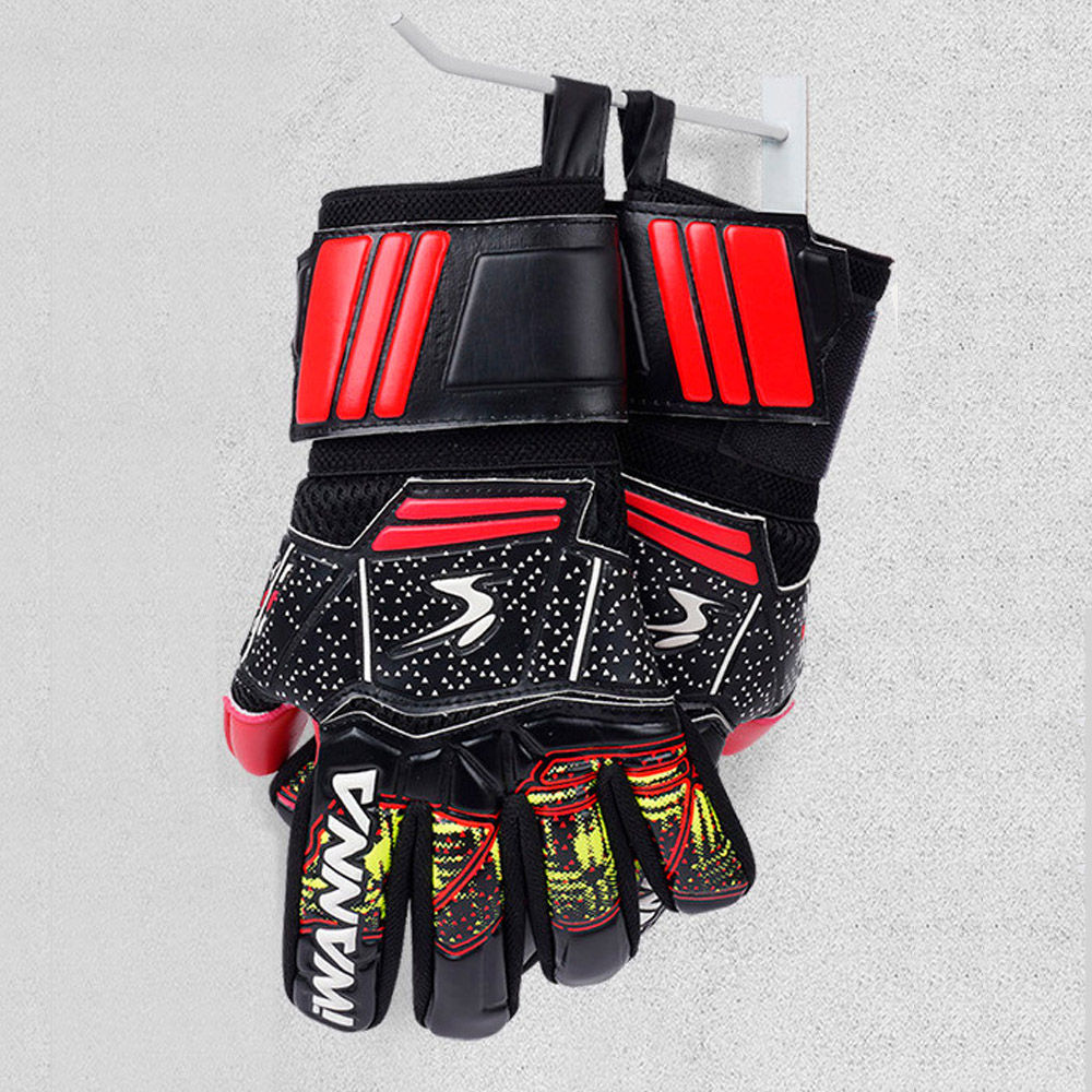 아이워너 축구장갑 손가락 꺾임 방지 골키퍼 장갑 (블랙) (택1) 골키퍼장갑 축구 스포츠