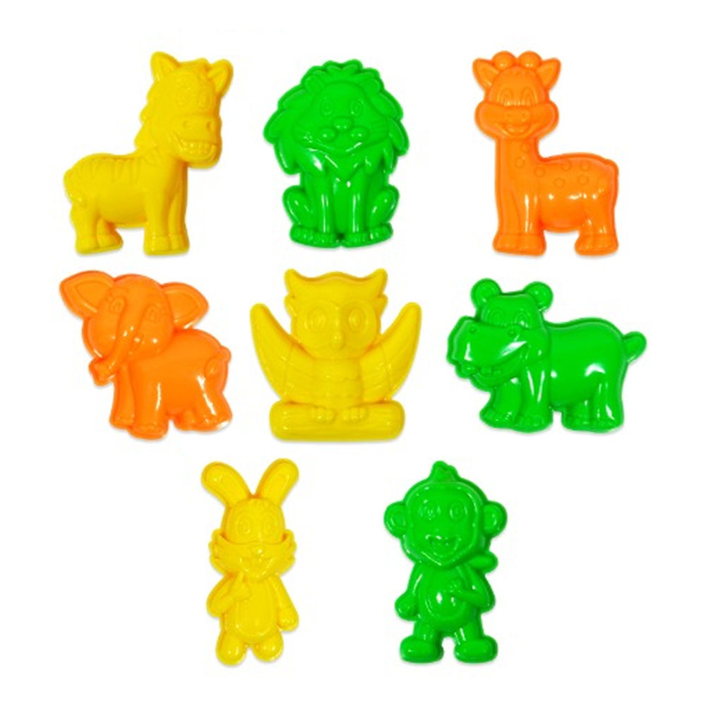 키즈맘아트 모래놀이 모양틀 (동물원 친구들)