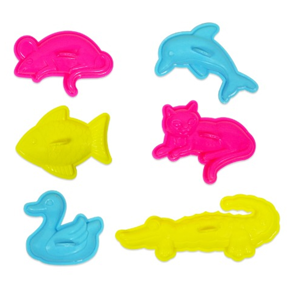 키즈맘아트 모래놀이 모양틀 (야생동물)