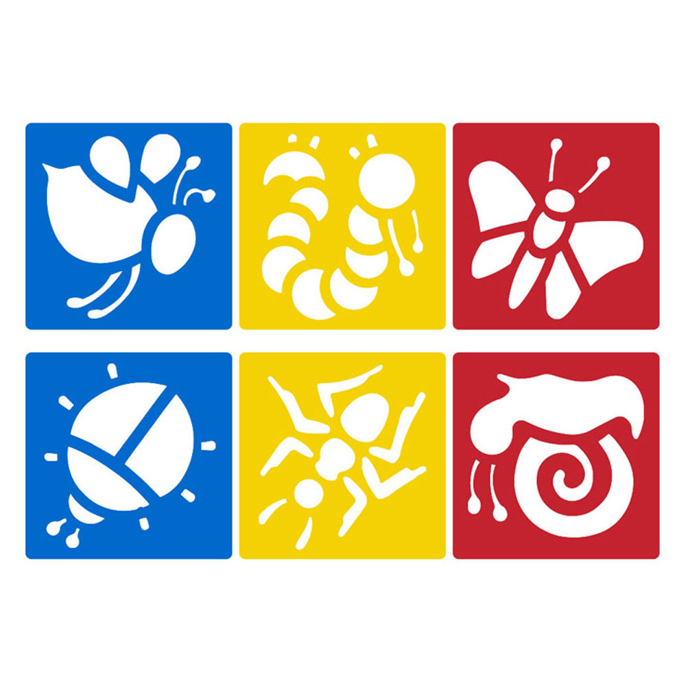 키즈맘아트 미술놀이 디오메 스텐실 (숲속곤충나라)