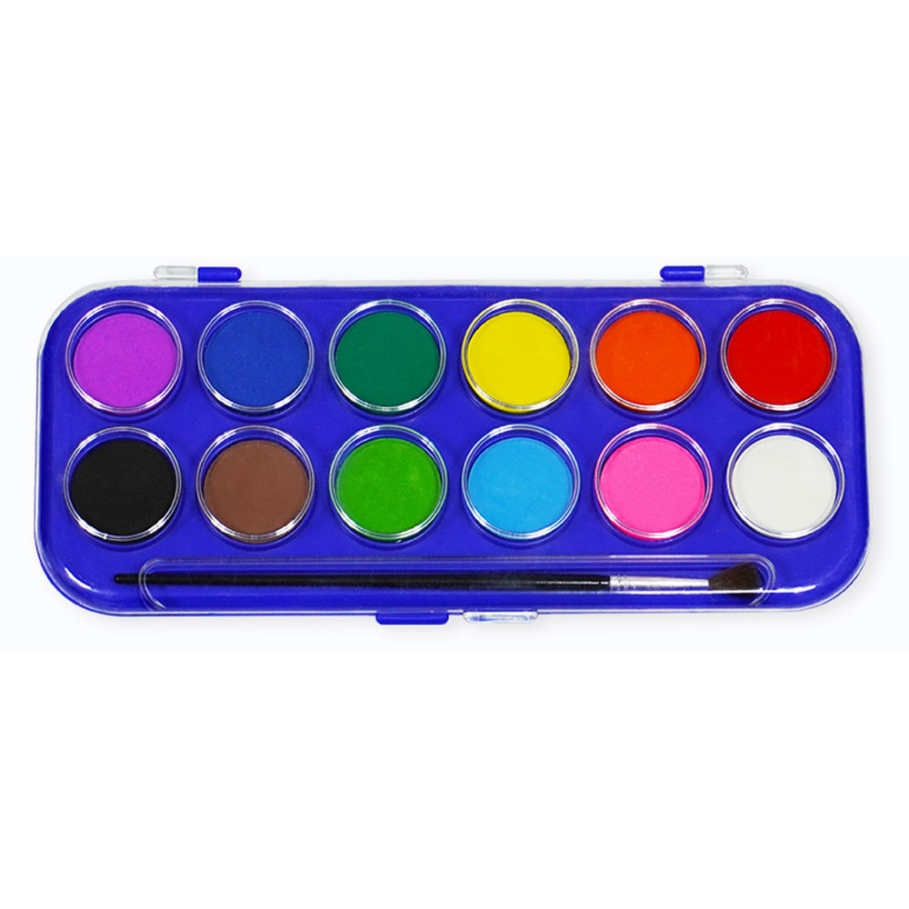 키즈맘아트 미술놀이 고체물감 12색