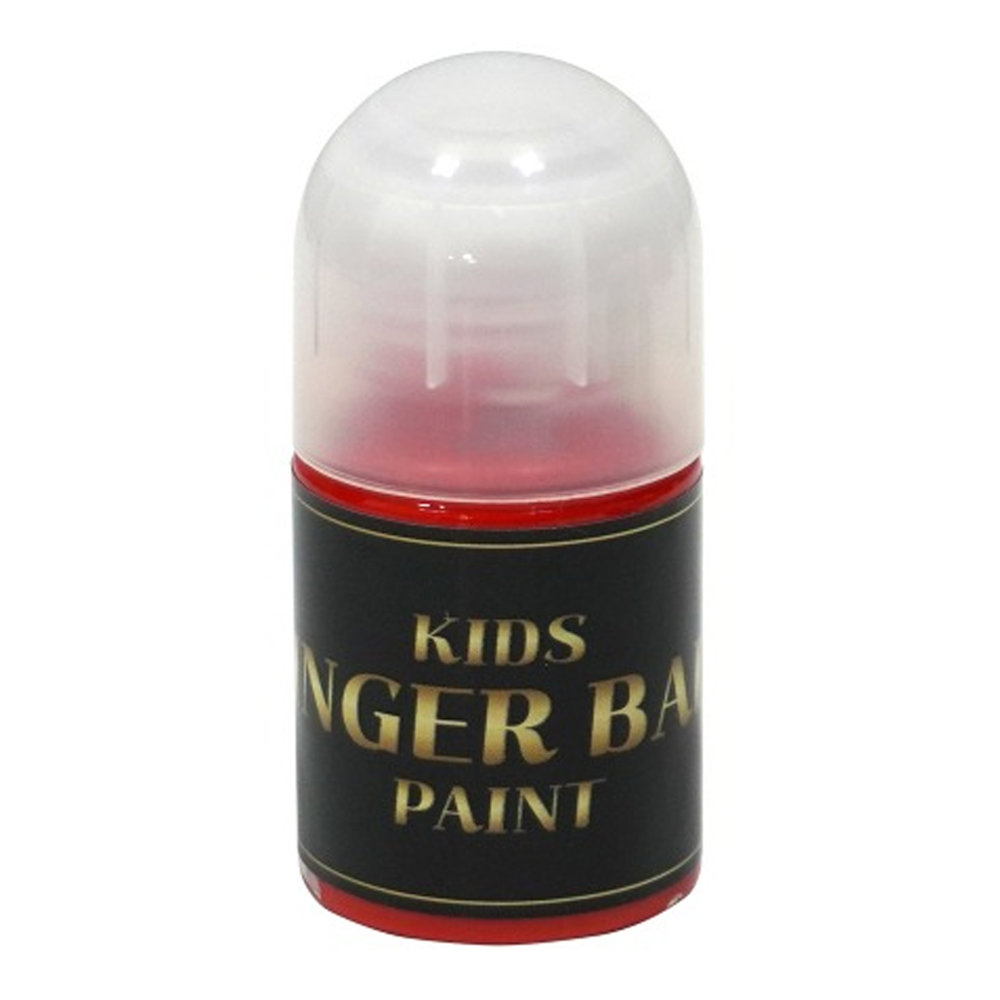 키즈맘아트 미술놀이 핑거 볼 물감 일반색 낱색 50ml (빨강)
