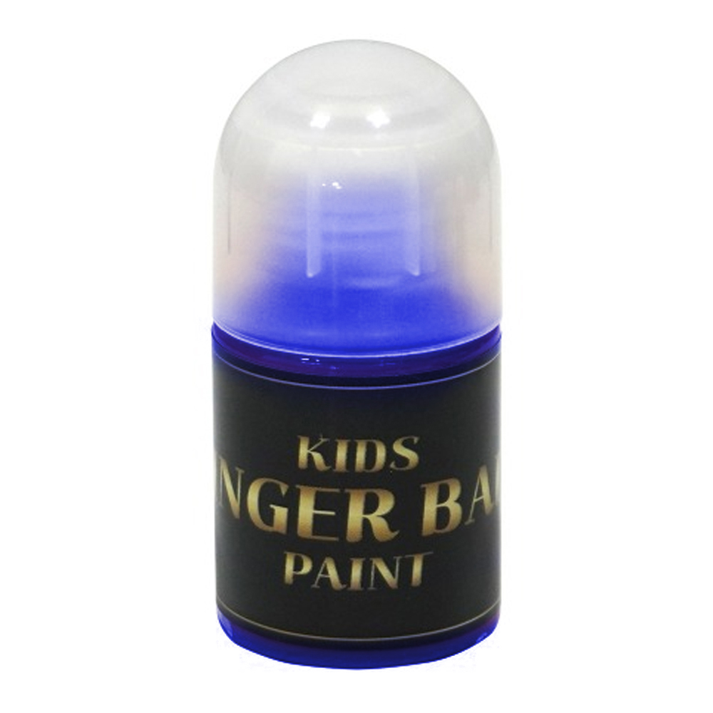 키즈맘아트 미술놀이 핑거 볼 물감 일반색 낱색 50ml (파랑)