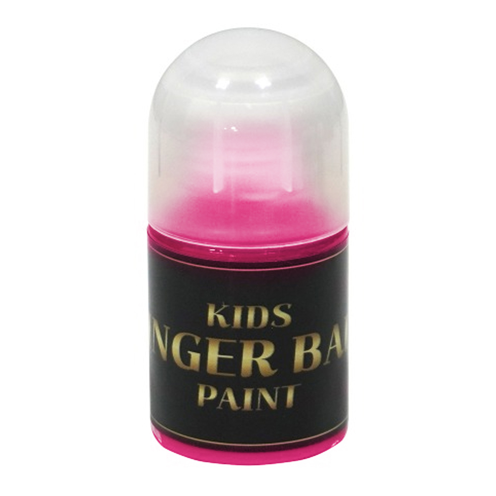 키즈맘아트 미술놀이 핑거 볼 물감 일반색 낱색 50ml (분홍)