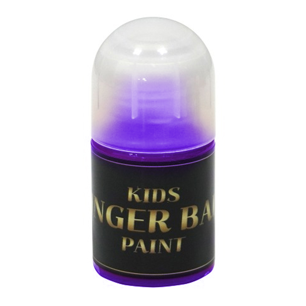 키즈맘아트 미술놀이 핑거 볼 물감 일반색 낱색 50ml (보라)