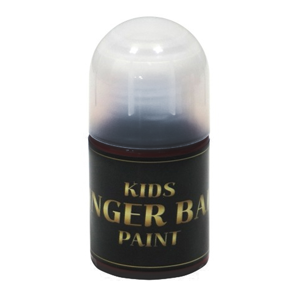 키즈맘아트 미술놀이 핑거 볼 물감 일반색 낱색 50ml (검정)