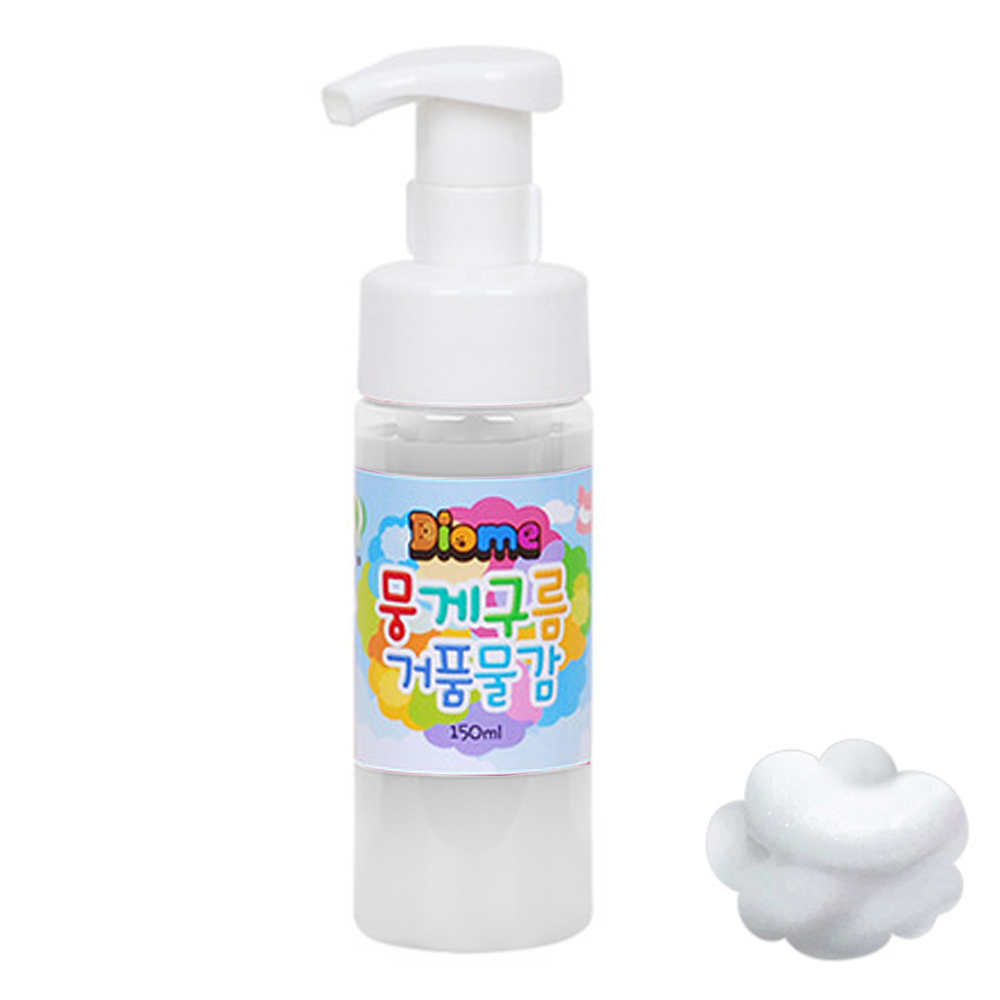 키즈맘아트 미술놀이 뭉게구름 거품물감 150ml 낱색 (흰색)