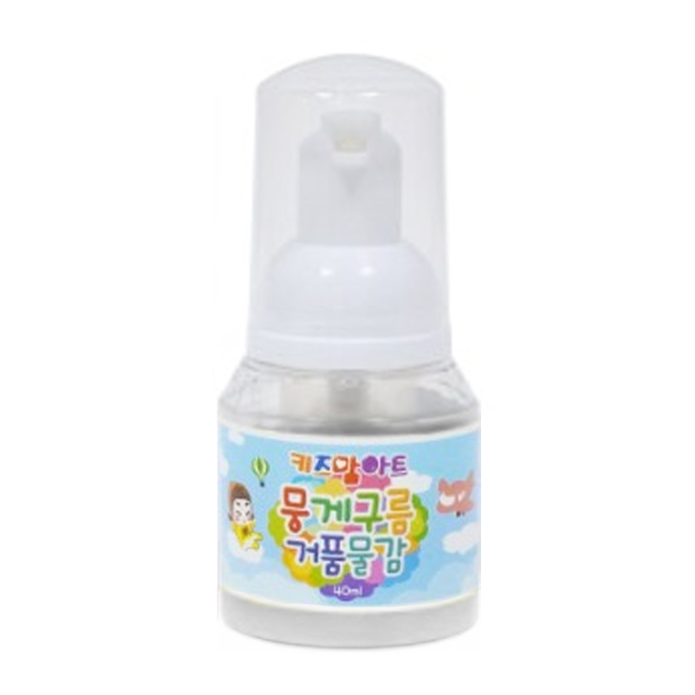 키즈맘아트 미술놀이 뭉게구름 거품물감 40ml (흰색)