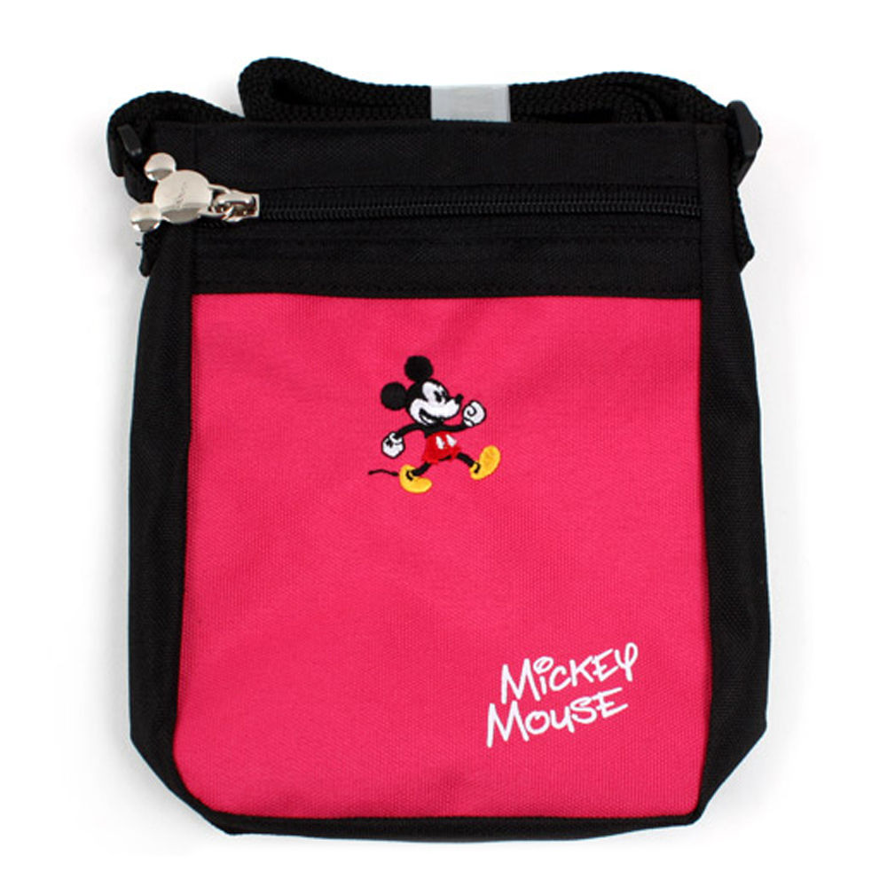거화 미키 사각 아동 크로스 가방 (핑크)