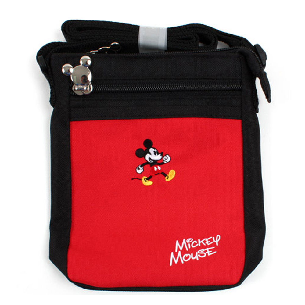 거화 미키 사각 아동 크로스 가방 (레드)