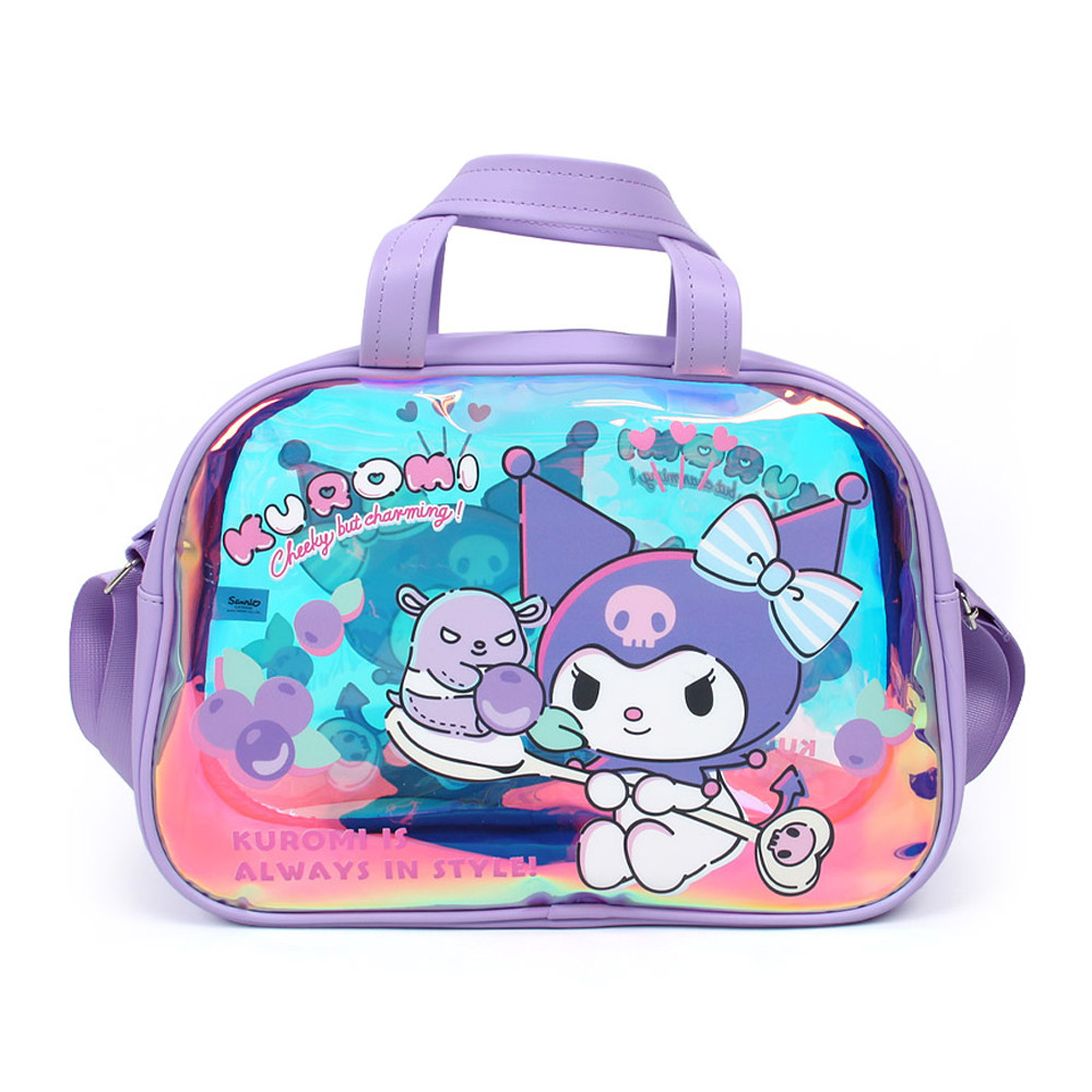 한들 쿠로미 홀로그램 라운드 비치백