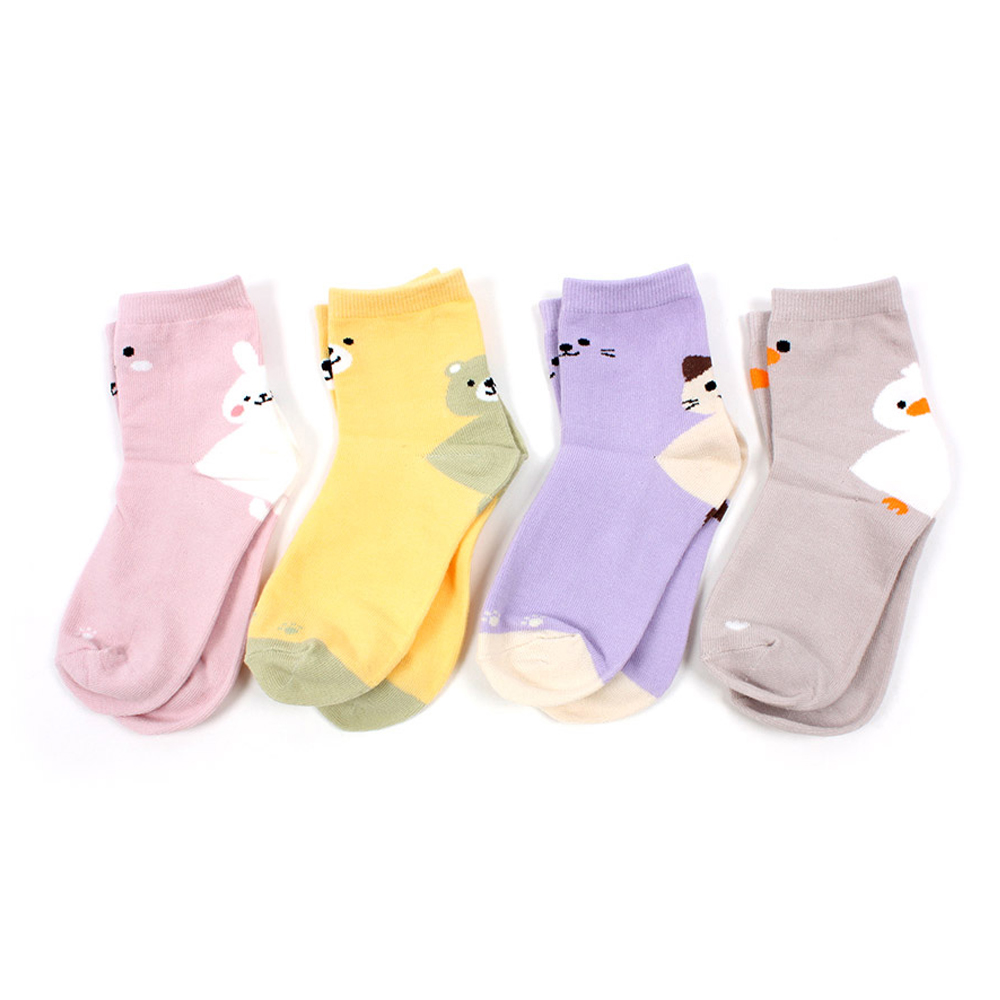 새실텍스피아 아동양말 엔젤테디 19 제제 발목양말 3족 6호