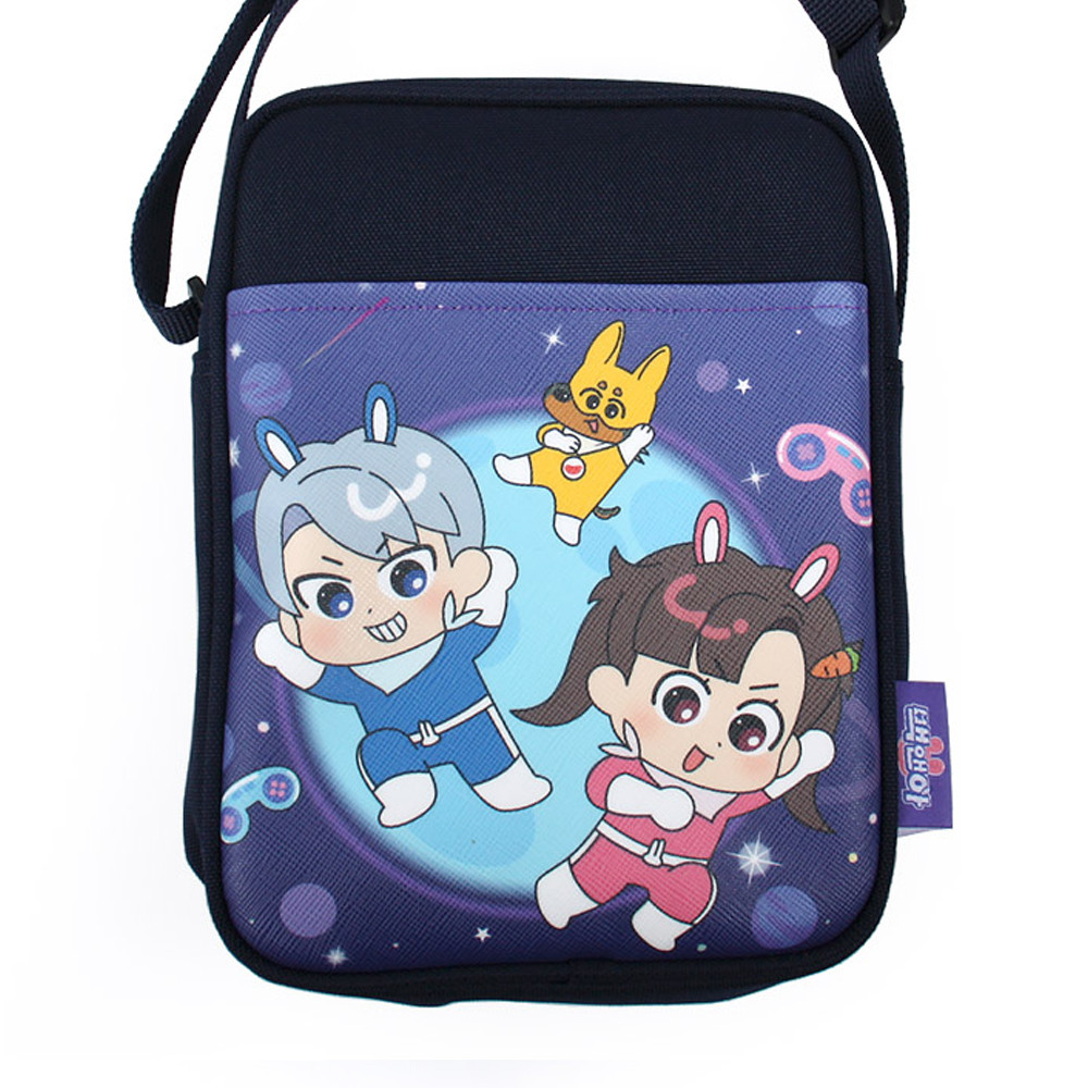 앨리스공작소 아동가방 백앤아 스페이스 사각 크로스백 아동핸드폰백