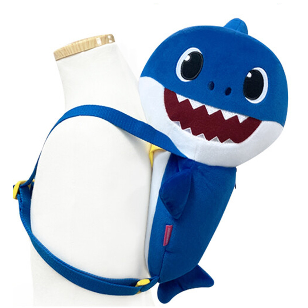 웰씨존 유아가방 핑크퐁 아빠상어 인형 배낭