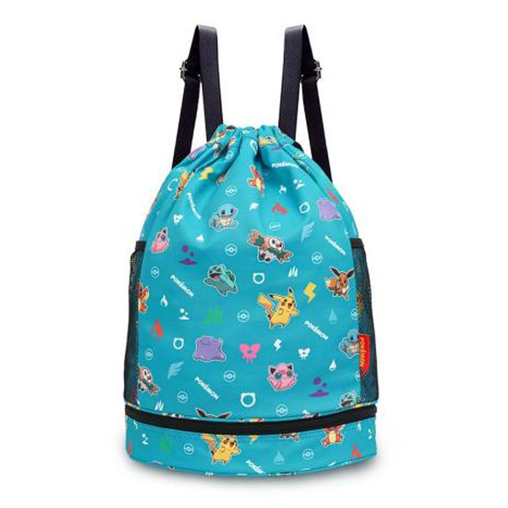 제이에스글로벌 수영가방 포켓몬스터 아이콘 패턴 비치백