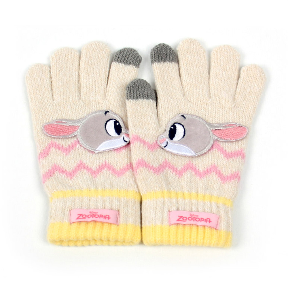 성창FNG 주토피아 주디 지그재그 니트장갑